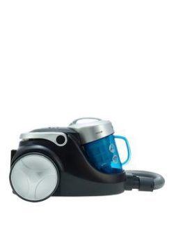 Hoover Blaze Pets Sp71 Bl05001 Bagless Cylinder Vacuum Cleaner - Blue/Silver/Black
